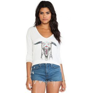 Chaser Tribal Skull Tee Size Small